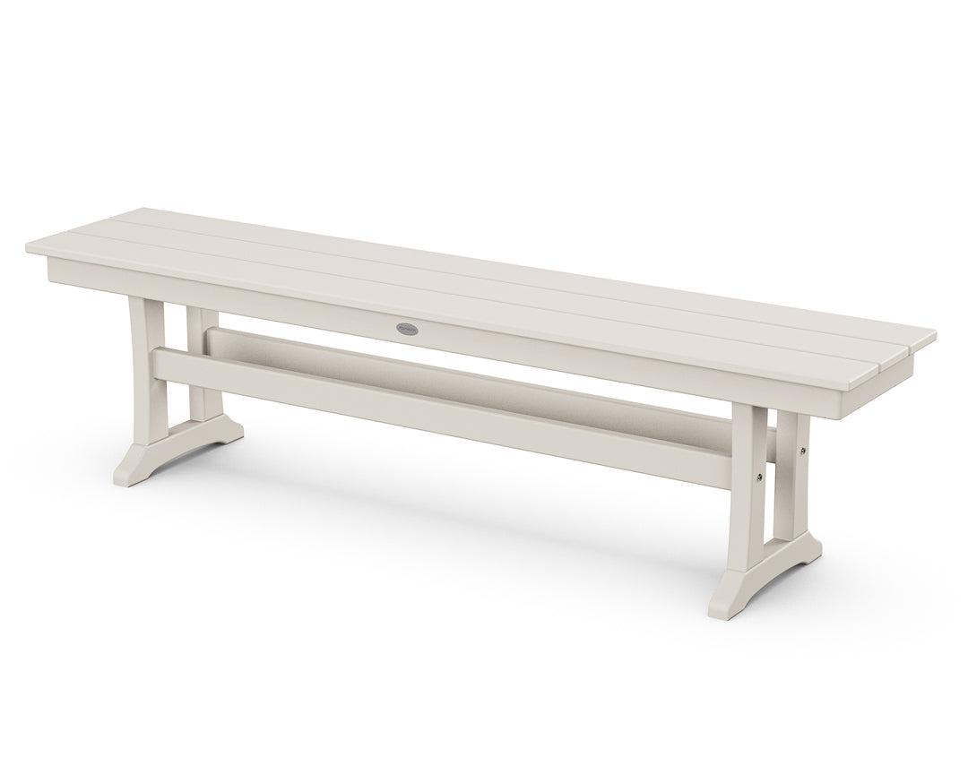 POLYWOOD® Farmhouse Trestle 65" Bench