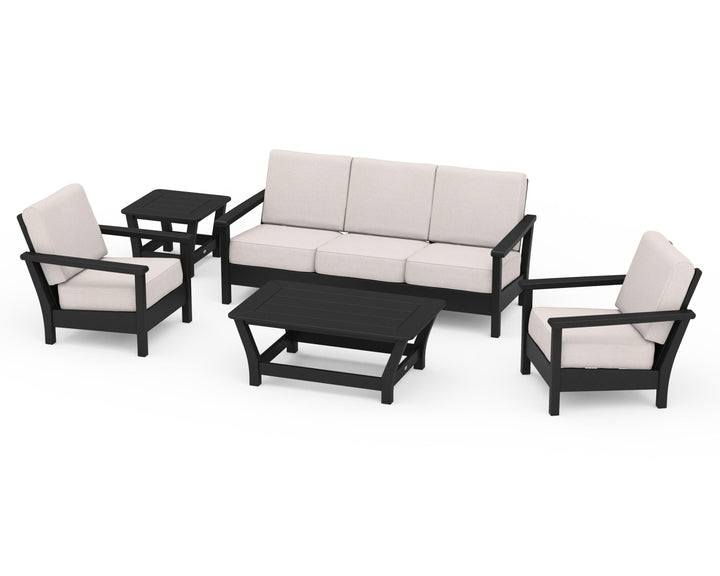 POLYWOOD® Harbour 5-Piece Deep Seating Set
