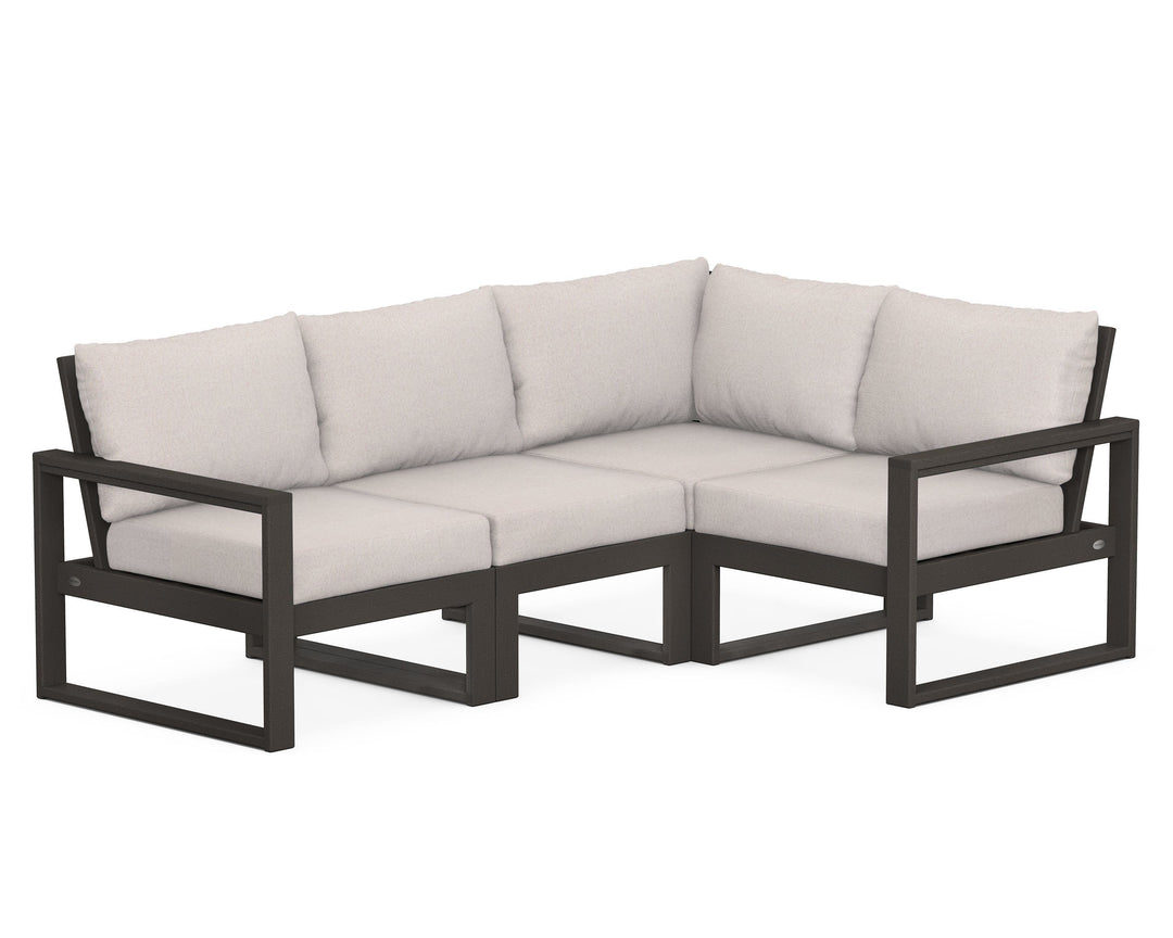 POLYWOOD® EDGE 4-Piece Modular Deep Seating Set