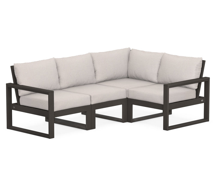 POLYWOOD® EDGE 4-Piece Modular Deep Seating Set