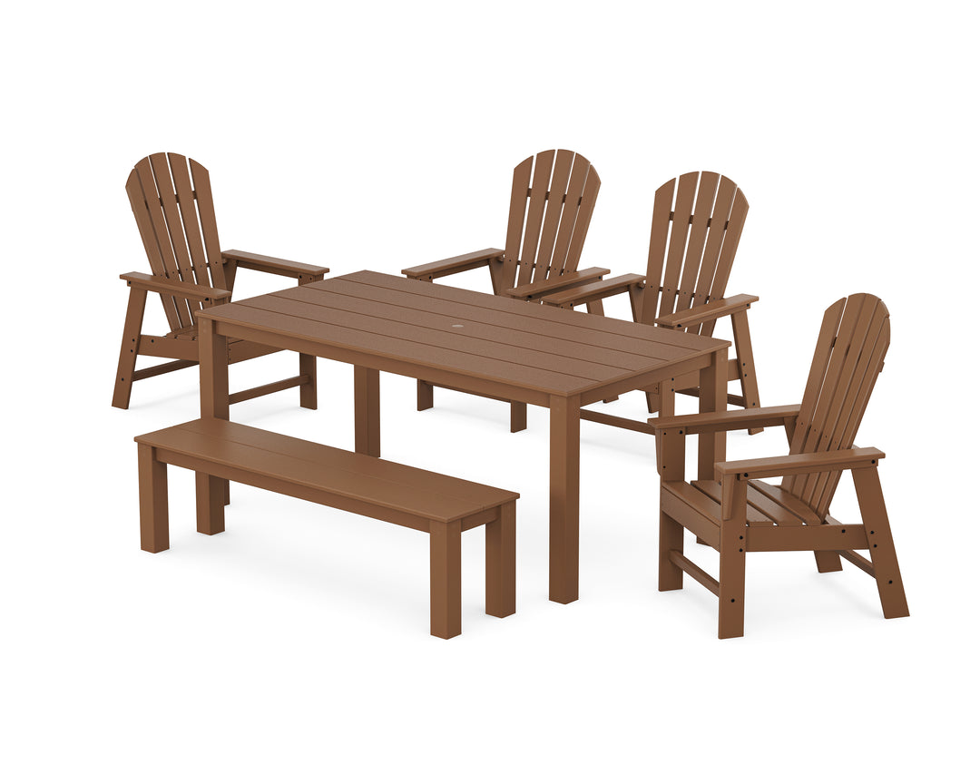 POLYWOOD® South Beach 6-Piece Parsons Dining Set with Bench