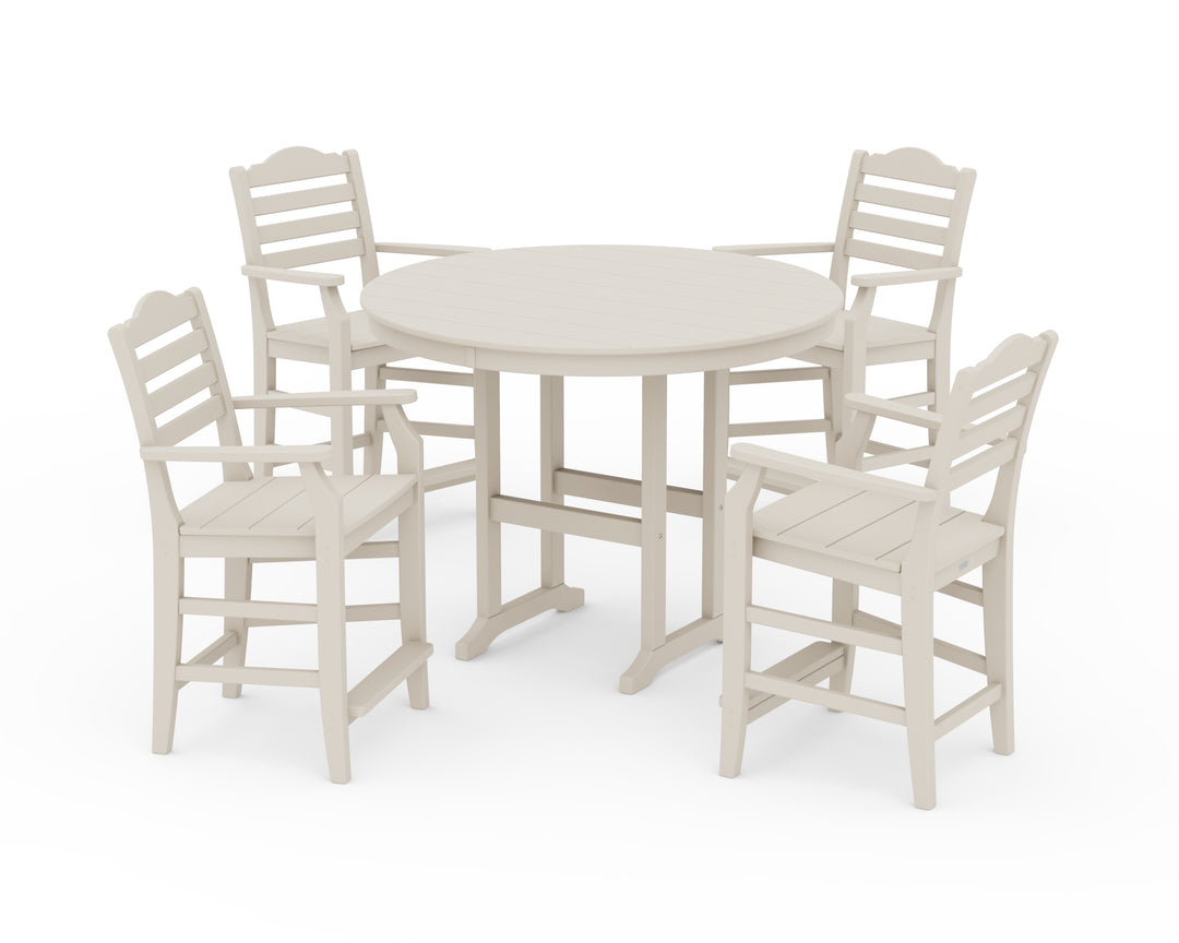 Draper James™ by  POLYWOOD® Savannah 5-Piece Round Farmhouse Counter Set