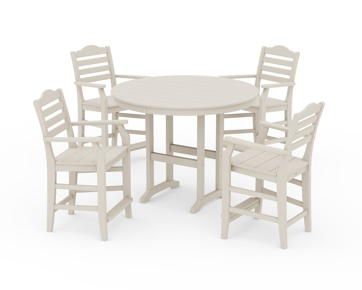 Draper James™ by  POLYWOOD® Savannah 5-Piece Round Farmhouse Counter Set