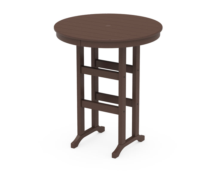 POLYWOOD® 36" Round Farmhouse Bar Table