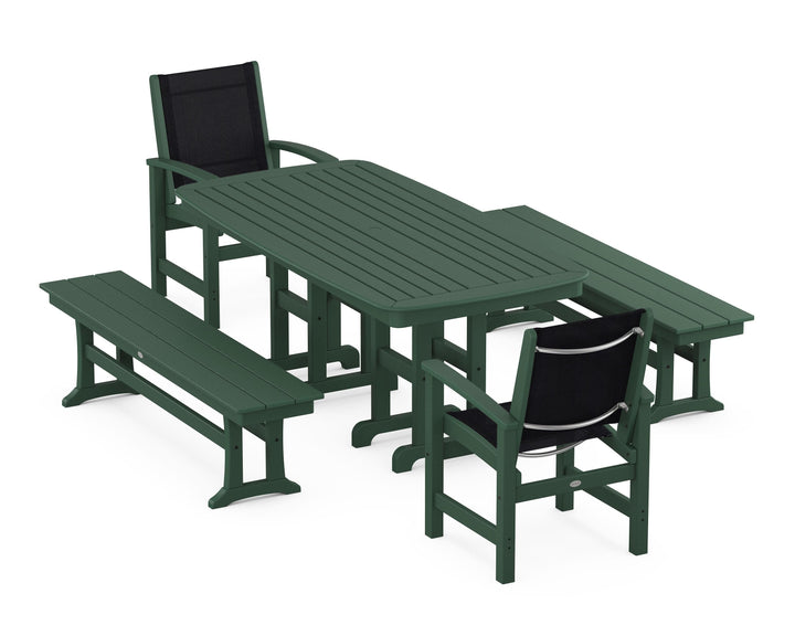 POLYWOOD® Coastal 5-Piece Dining Set