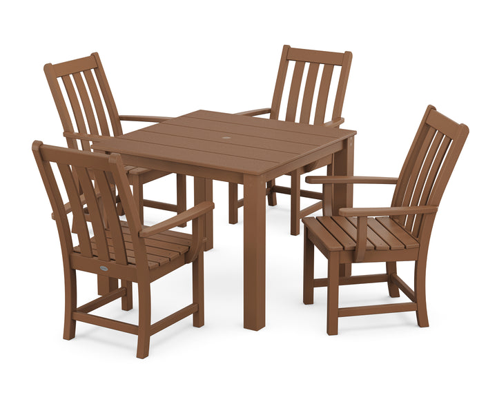 POLYWOOD® Vineyard 5-Piece Parsons Dining Set