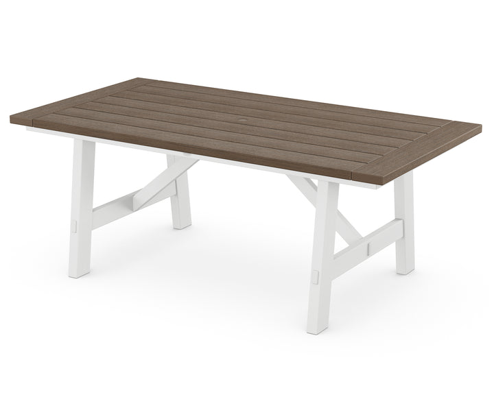 POLYWOOD® Rustic Farmhouse 39" x 75" Dining Table