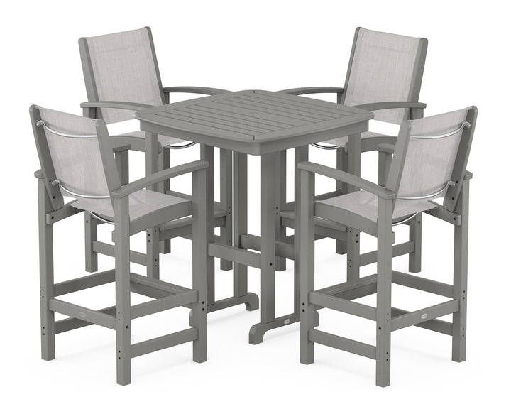POLYWOOD® Coastal 5-Piece Bar Set