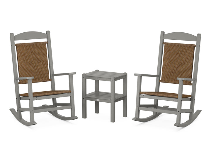 POLYWOOD® Presidential Woven Rocker 3-Piece Set