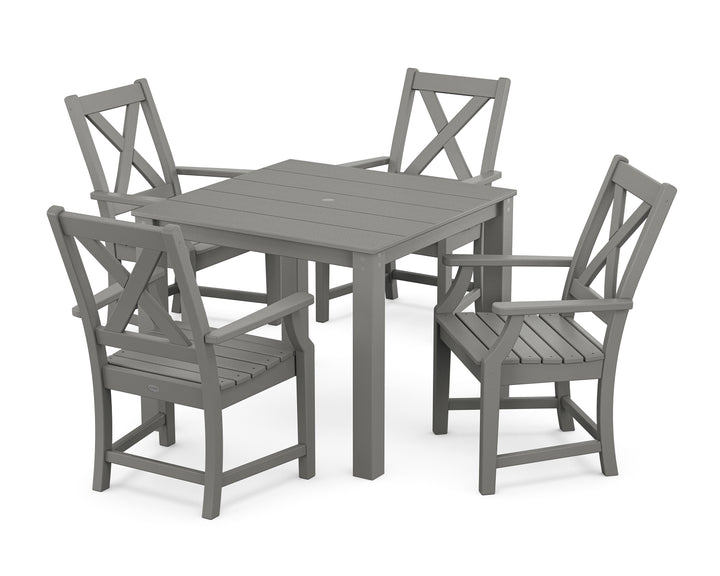 POLYWOOD® Braxton 5-Piece Parsons Dining Set
