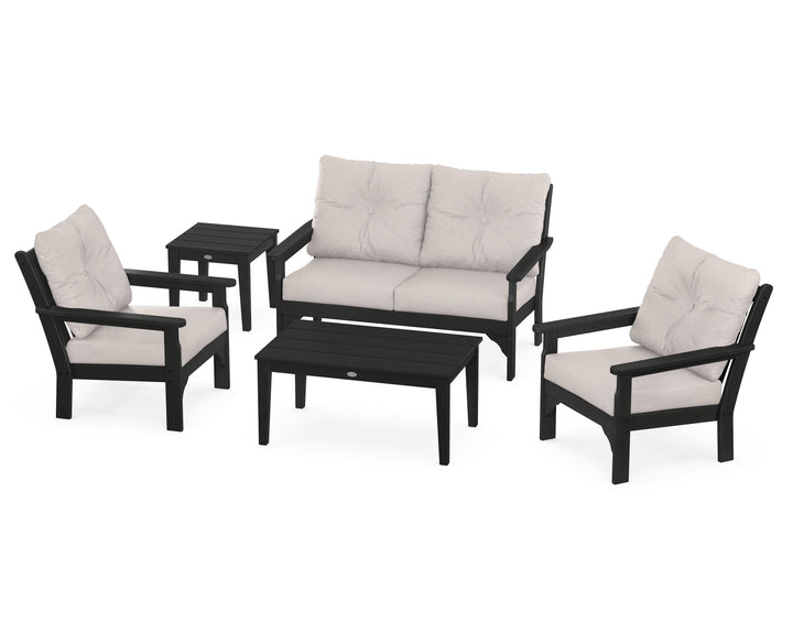 POLYWOOD® Vineyard 5-Piece Deep Seating Set