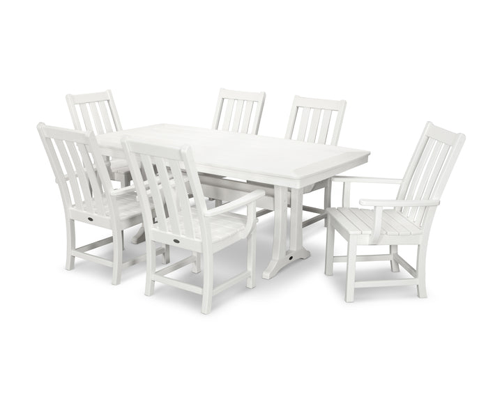 POLYWOOD® Vineyard 7-Piece Arm Chair Dining Set