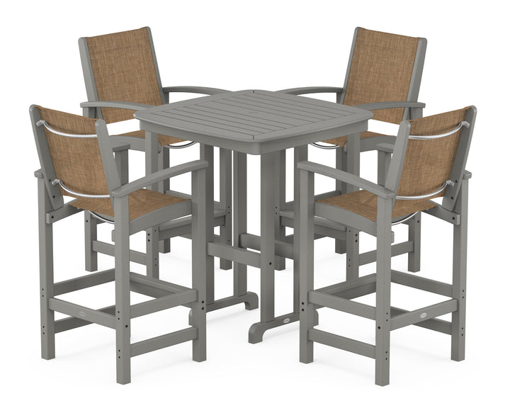 POLYWOOD® Coastal 5-Piece Bar Set