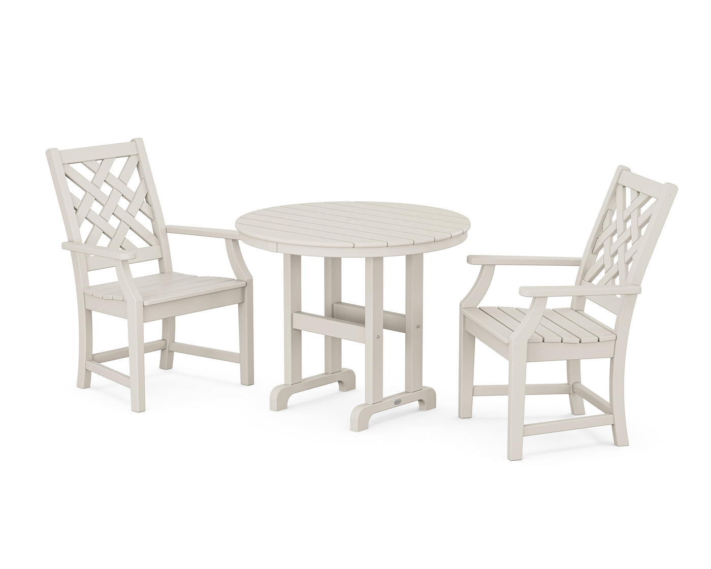 Wovendale 3-Piece Farmhouse Dining Set