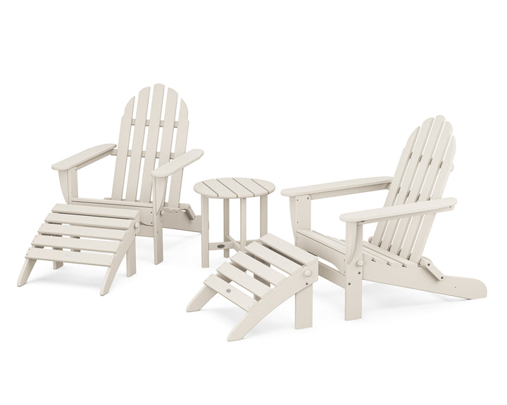 POLYWOOD® Classic Adirondack 5-Piece Casual Set