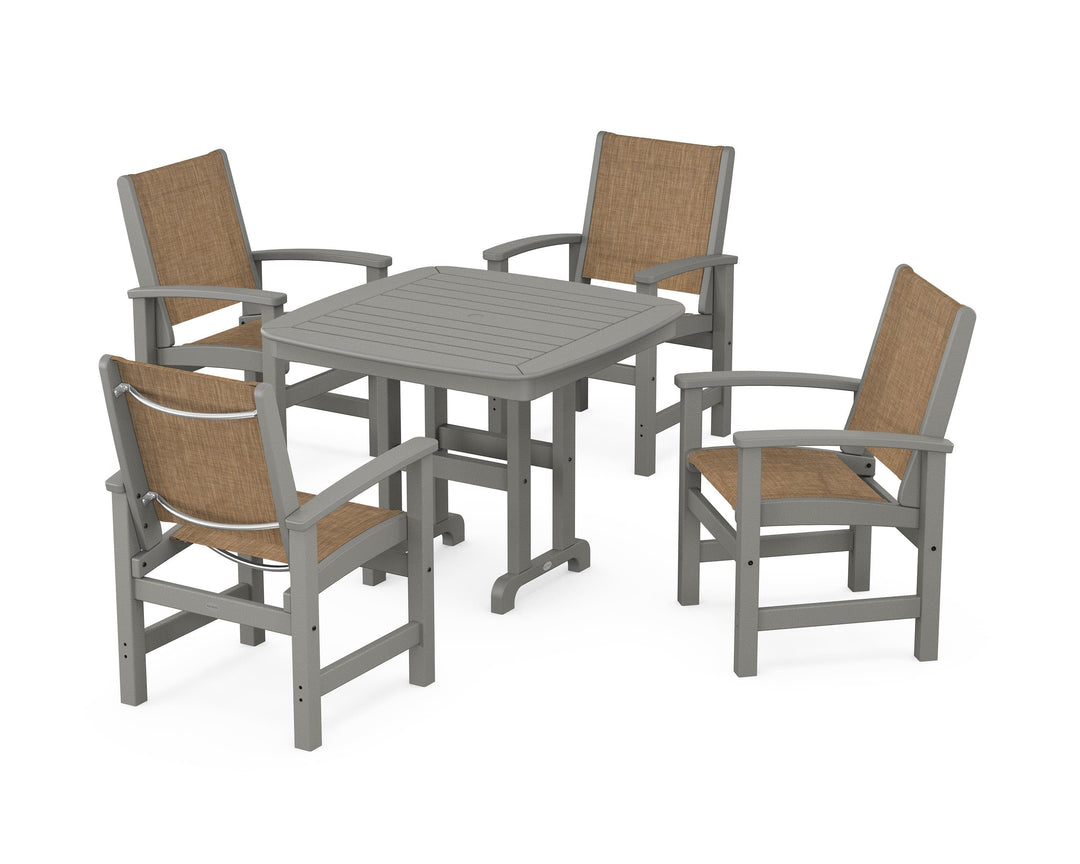 POLYWOOD® Coastal 5-Piece Dining Set