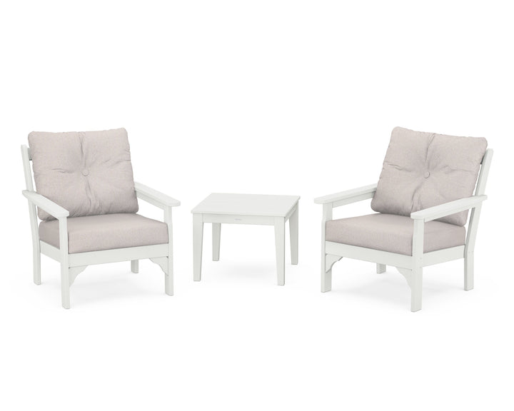 POLYWOOD® Vineyard 3-Piece Deep Seating Set