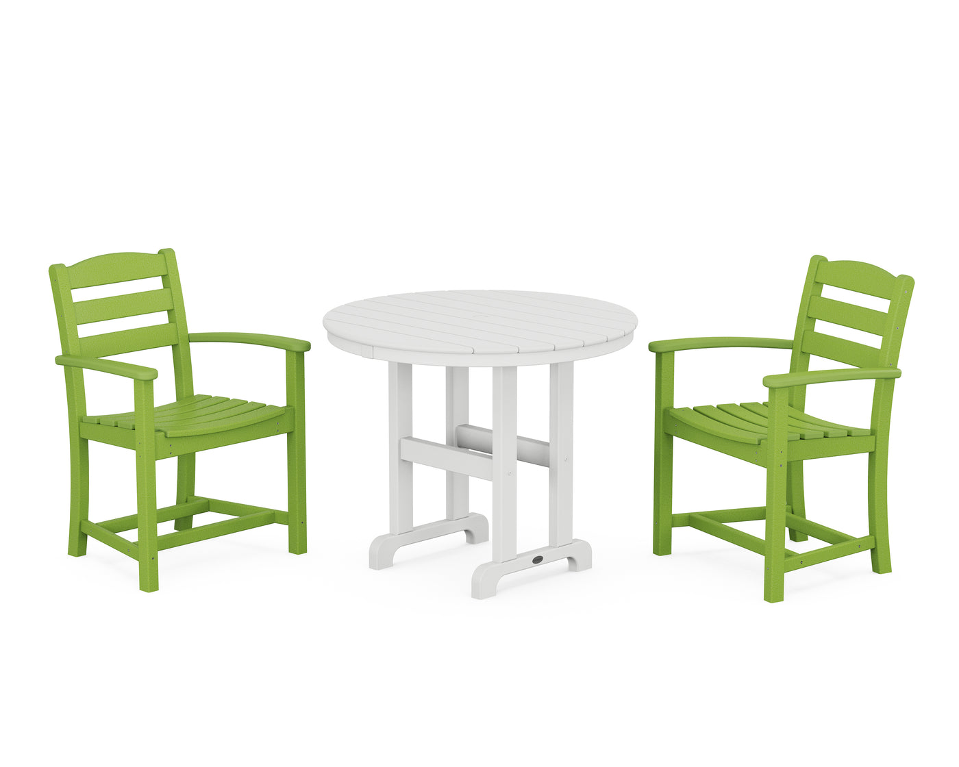 La Casa CafŽ 3-Piece Round Dining Set