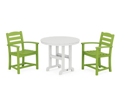 La Casa CafŽ 3-Piece Round Dining Set