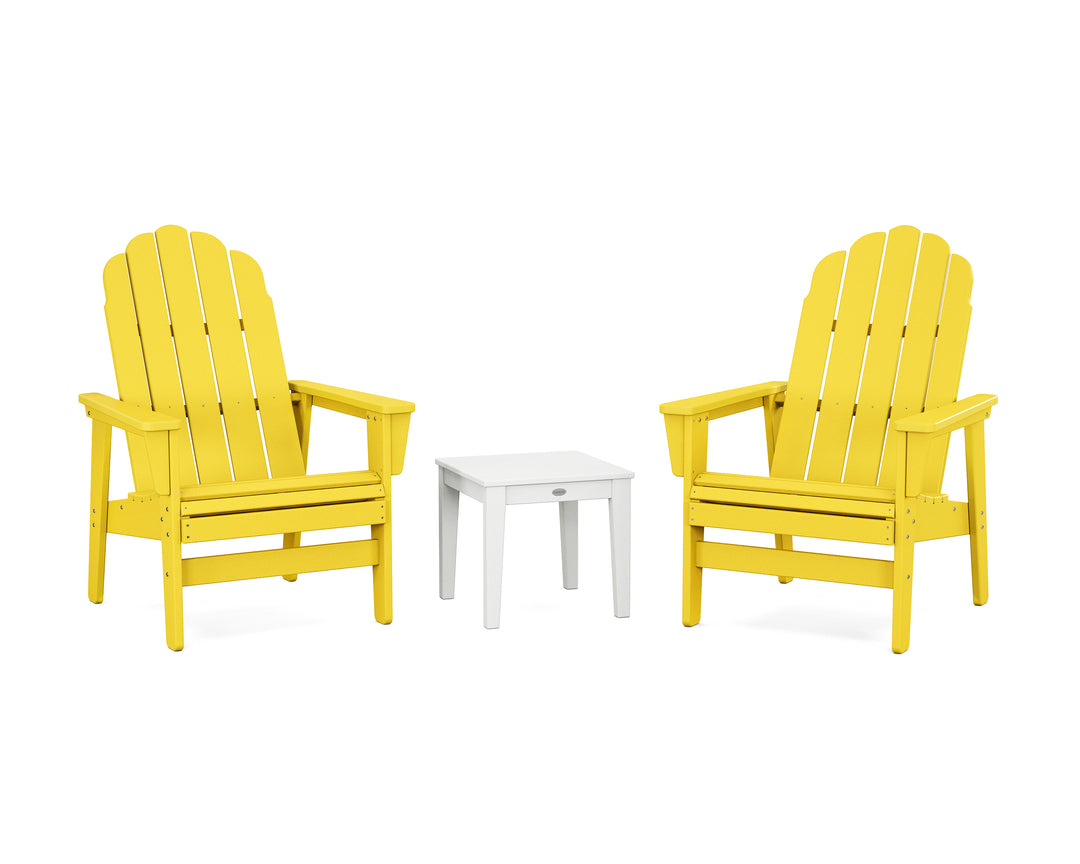 POLYWOOD® 3-Piece Vineyard Grand Upright Adirondack Set