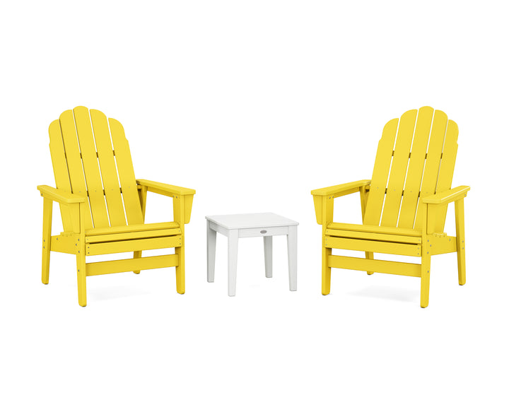 POLYWOOD® 3-Piece Vineyard Grand Upright Adirondack Set