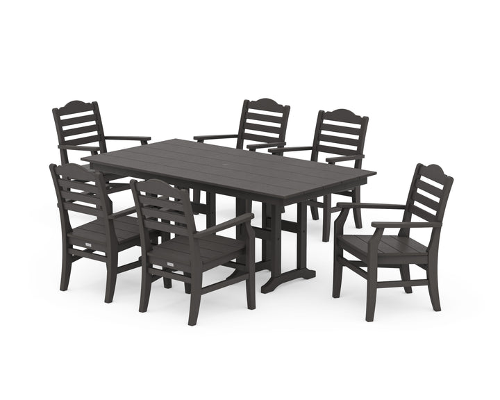 POLYWOOD® Savannah Arm Chair 7-Piece Farmhouse Dining Set