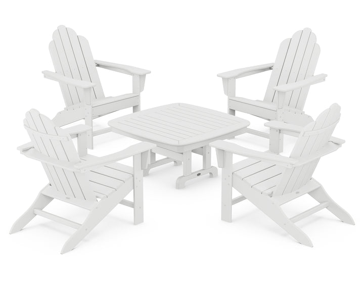 POLYWOOD® Long Island Adirondack 5-Piece Conversation Group
