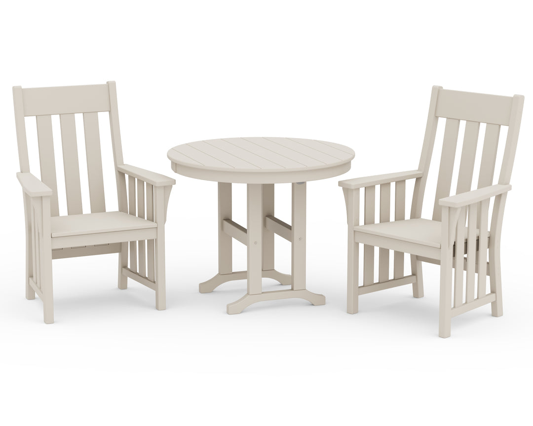 Martha Stewart by POLYWOOD® Acadia 3-Piece Farmhouse Dining Set