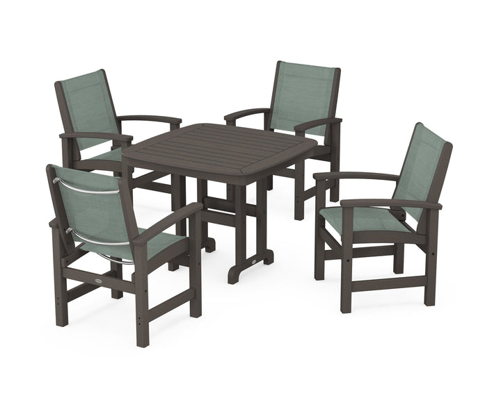 POLYWOOD® Coastal 5-Piece Dining Set