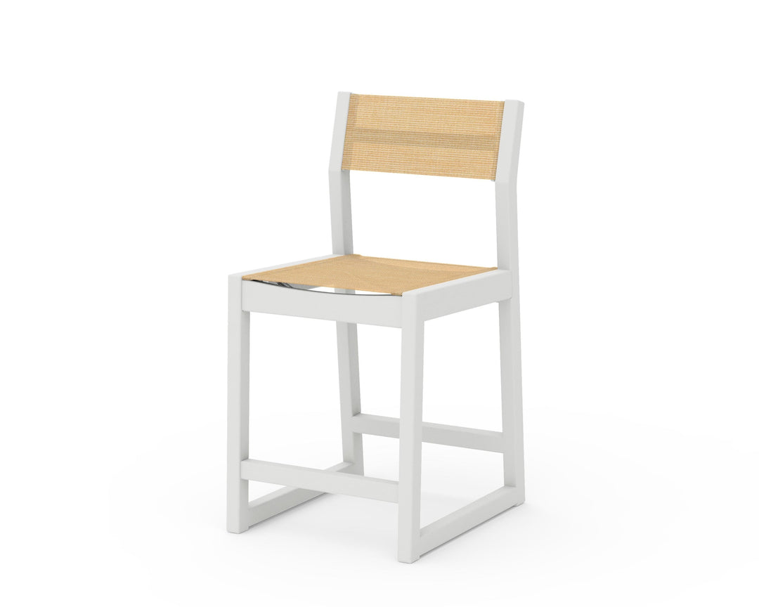 POLYWOOD® EDGE Sling Counter Side Chair