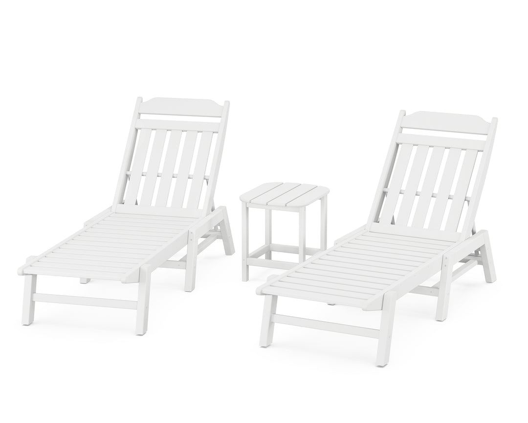 Country Living Cottage 3-Piece Chaise Set