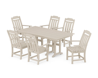 Cottage Arm Chair 7-Piece Farmhouse Dining Set