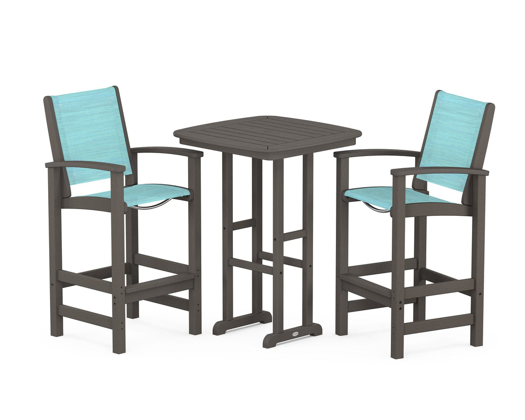POLYWOOD® Coastal 3-Piece Bar Set