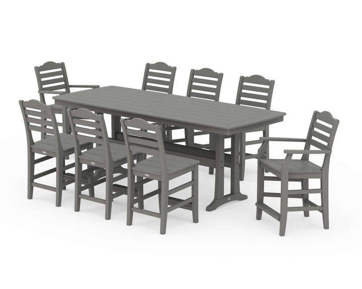 Draper James™ by  POLYWOOD® Savannah 9-Piece Counter Set with Trestle Legs