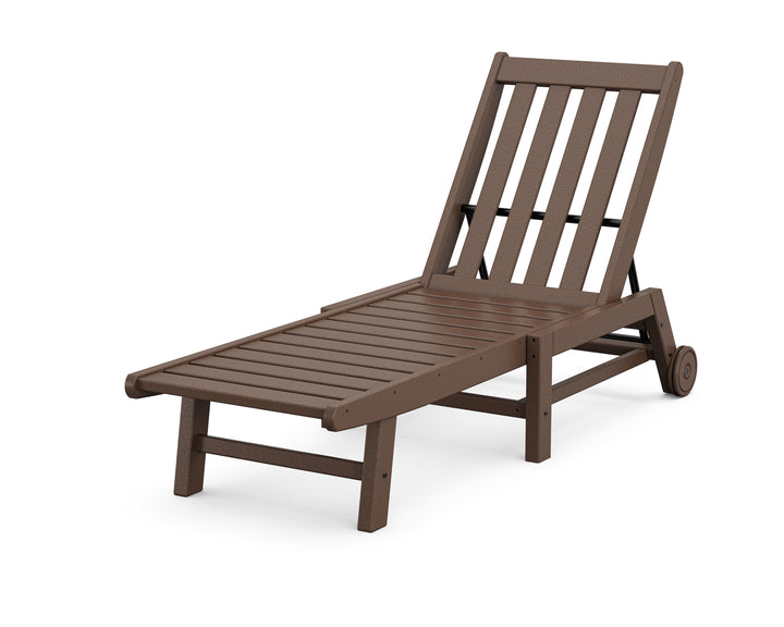 POLYWOOD® Vineyard Chaise with Wheels