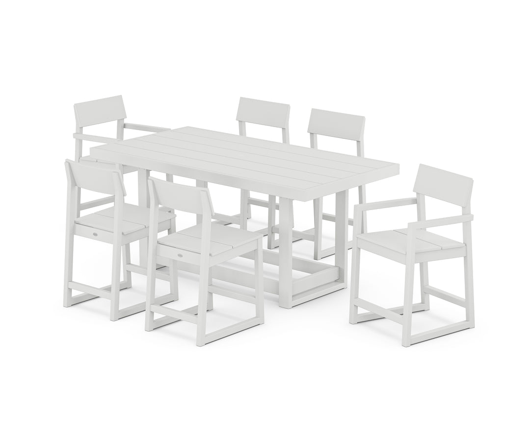 POLYWOOD® EDGE 7-Piece Counter Table Set