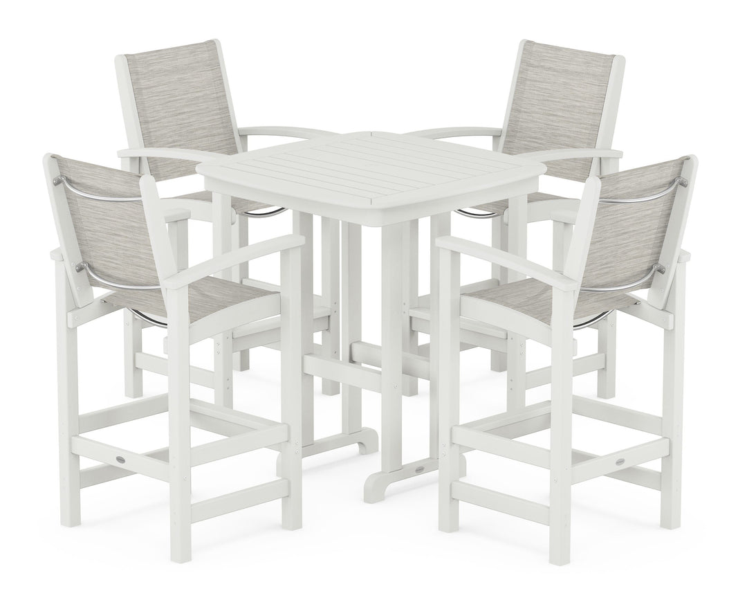 POLYWOOD® Coastal 5-Piece Bar Set