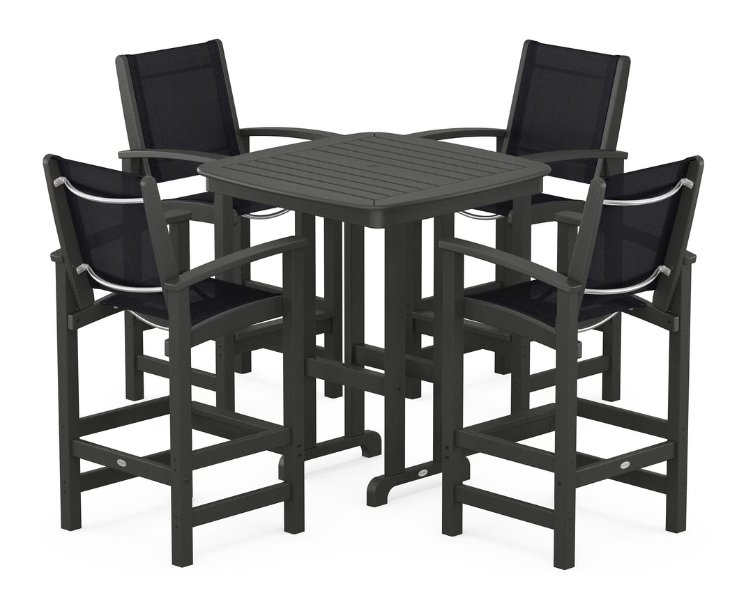 POLYWOOD® Coastal 5-Piece Bar Set