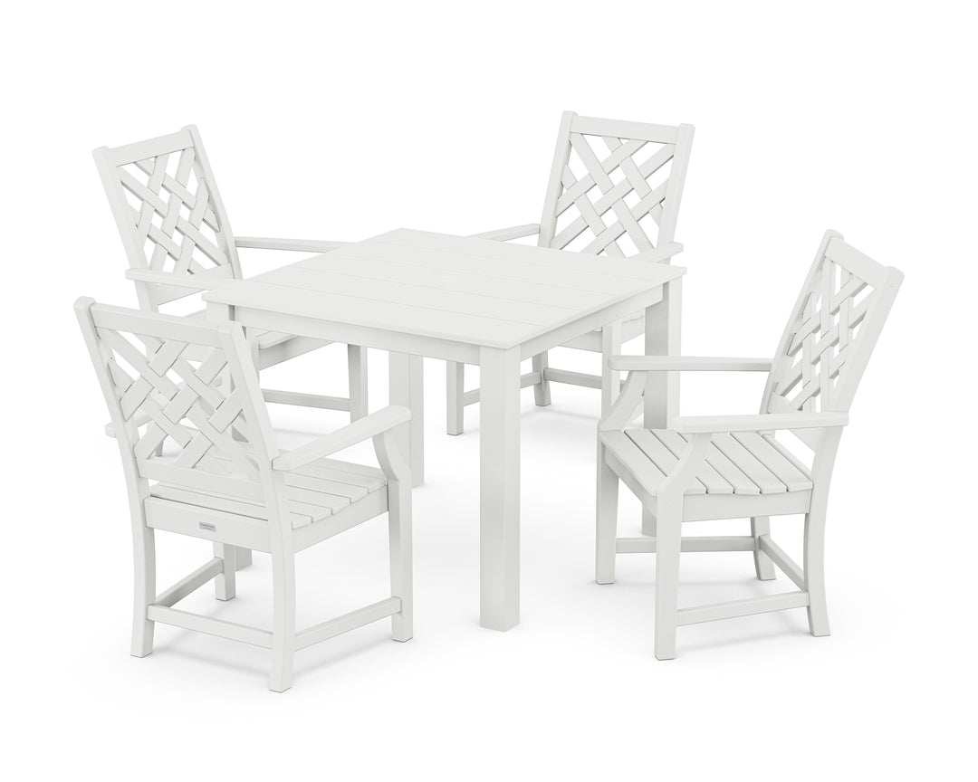 Country Living Wovendale 5-Piece Parsons Dining Set