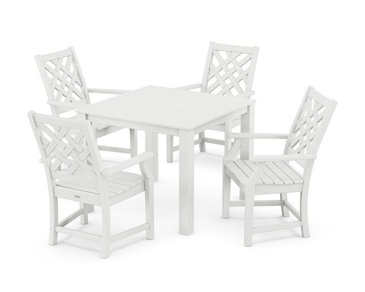 Country Living Wovendale 5-Piece Parsons Dining Set