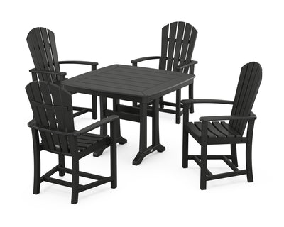 Palm Coast 5-Piece Dining Set with Trestle Legs