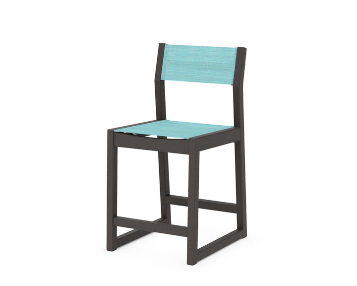 POLYWOOD® EDGE Sling Counter Side Chair