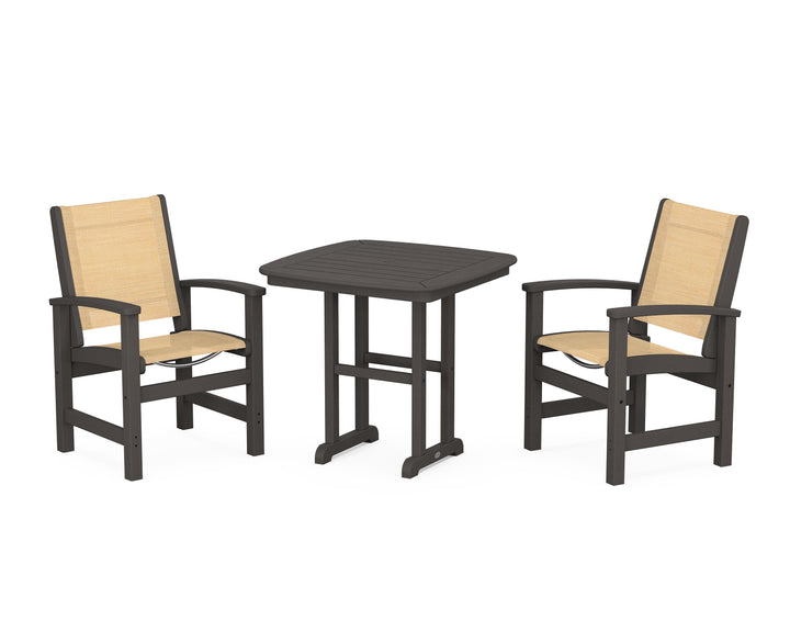 POLYWOOD® Coastal 3-Piece Dining Set