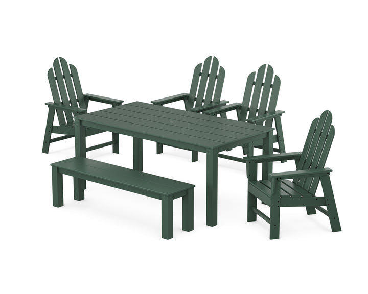 POLYWOOD® Long Island 6-Piece Parsons Dining Set with Bench