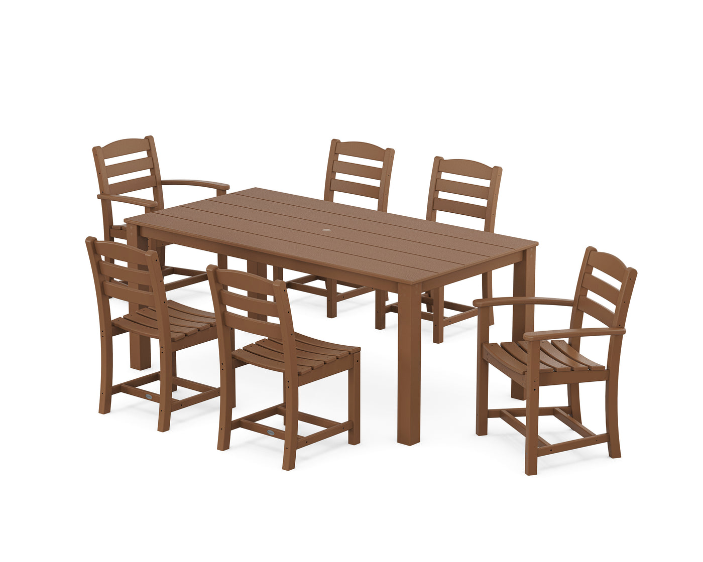 La Casa Cafe' 7-Piece Parsons Dining Set