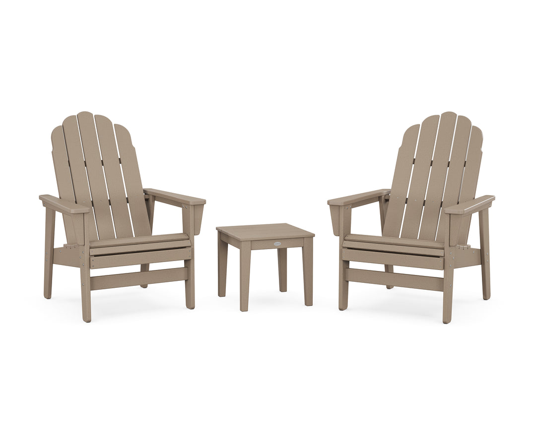 POLYWOOD® 3-Piece Vineyard Grand Upright Adirondack Set