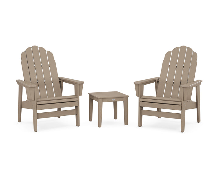 POLYWOOD® 3-Piece Vineyard Grand Upright Adirondack Set