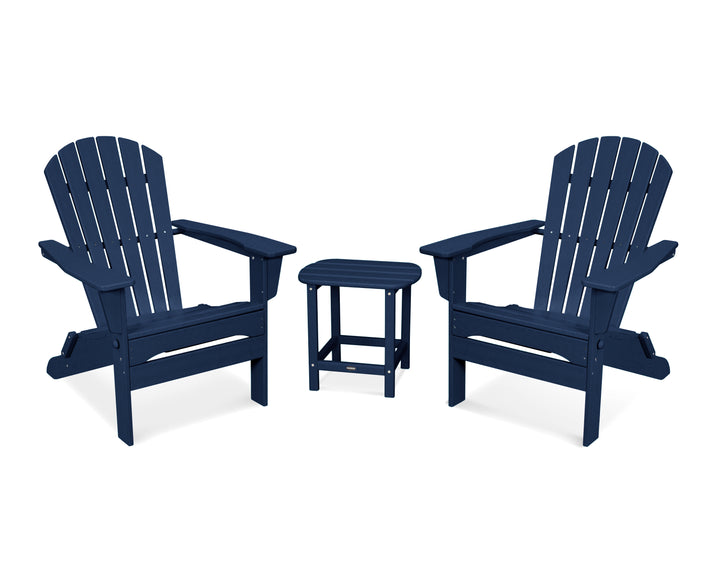POLYWOOD® South Beach 3-Piece Folding Adirondack Set