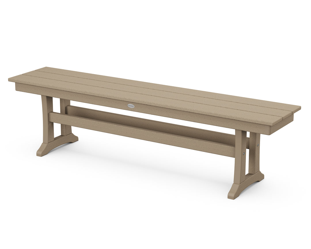 POLYWOOD® Farmhouse Trestle 65" Bench