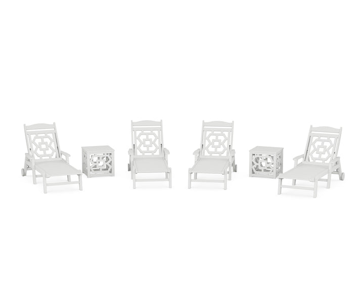 Martha Stewart by POLYWOOD® Chinoiserie 6-Piece Chaise Set
